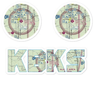 Brooks County Airport (BKS) VFR Sectional Sticker Pack