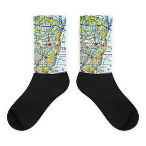 Monmouth Executive Airport (BLM) VFR Sectional Socks