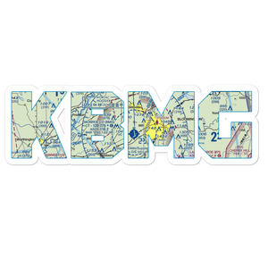 Monroe County Airport (BMG) VFR Sectional Sticker