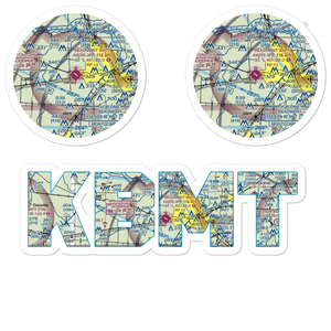 Beaumont Municipal Airport (BMT) VFR Sectional Sticker Pack