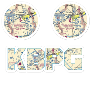 Big Spring Mc Mahon-Wrinkle Airport (BPG) VFR Sectional Sticker Pack