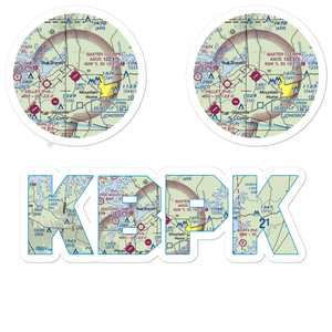 Ozark Regional Airport (BPK) VFR Sectional Sticker Pack