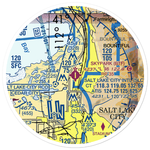 Skypark Airport (BTF) VFR Sectional Sticker (20 mile)
