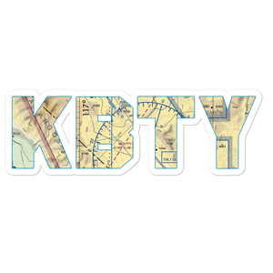 Beatty Airport (BTY) VFR Sectional Sticker