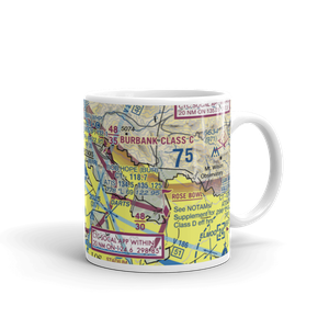 Bob Hope Airport (BUR) VFR Sectional  Mug