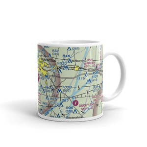 Burlington Alamance Regional Airport (BUY) VFR Sectional  Mug