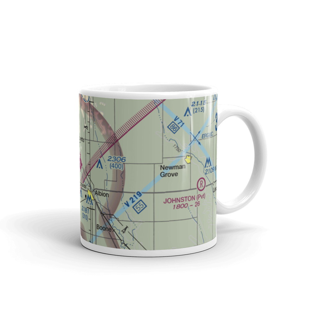 Albion Municipal Airport (BVN) VFR Sectional  Mug 