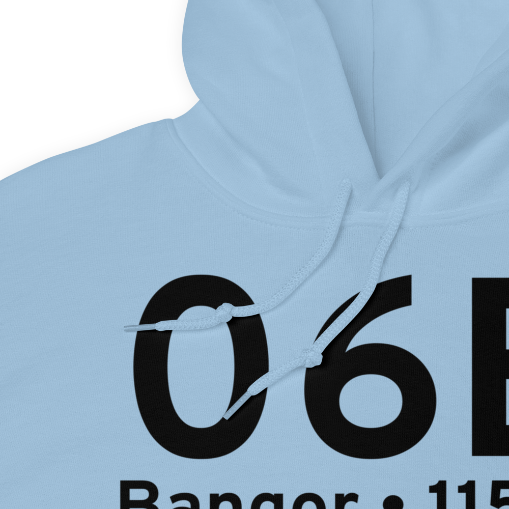 Bangor (06B) Airport Hoodie Sweatshirt 