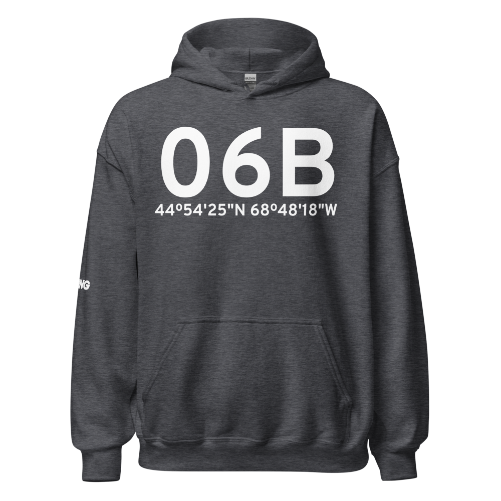 Bangor (06B) Airport Hoodie Sweatshirt 