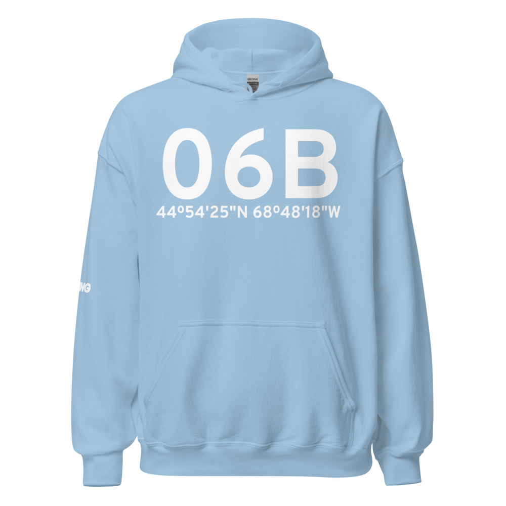 Bangor (06B) Airport Hoodie Sweatshirt 