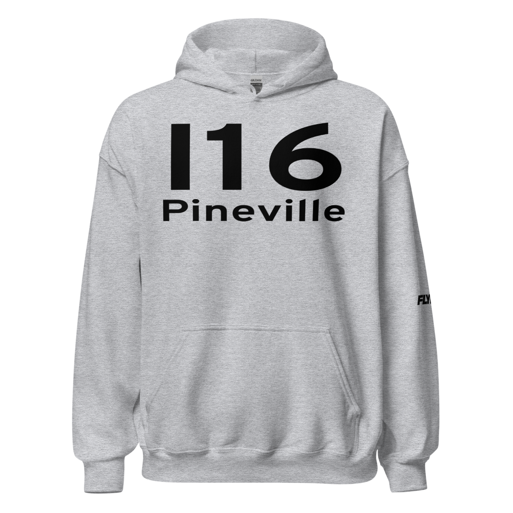 Pineville (KI16) Airport Hoodie Sweatshirt 