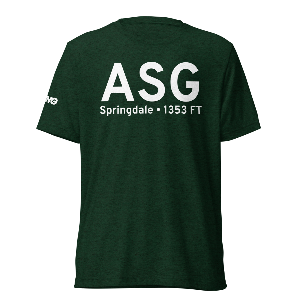 Springdale (KASG) Airport Tri-blend T-Shirt 