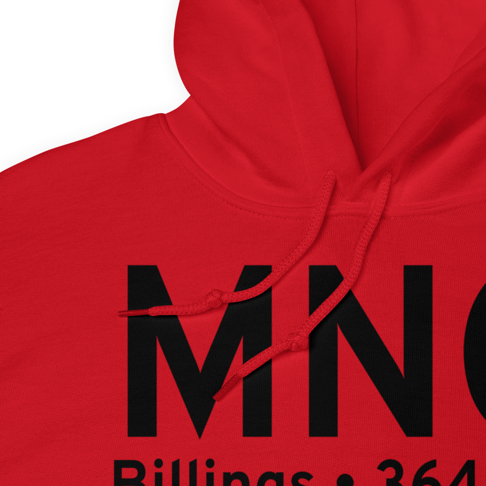 Billings (US-0213) Airport Hoodie Sweatshirt 