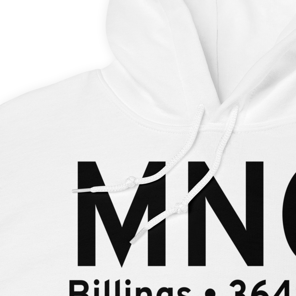 Billings (US-0213) Airport Hoodie Sweatshirt 