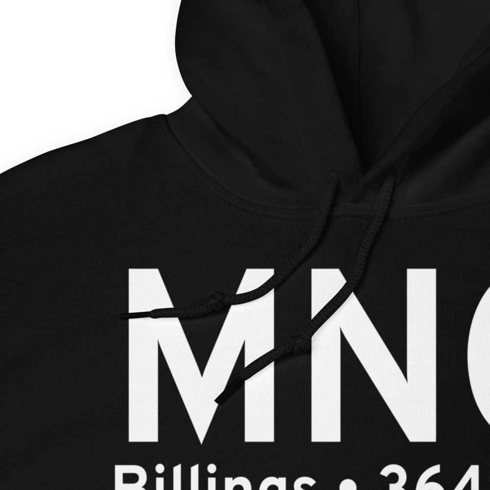 Billings (US-0213) Airport Hoodie Sweatshirt 