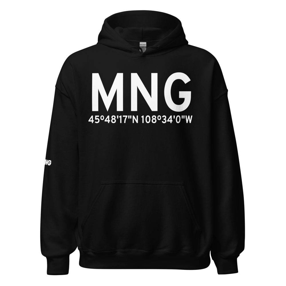 Billings (US-0213) Airport Hoodie Sweatshirt 
