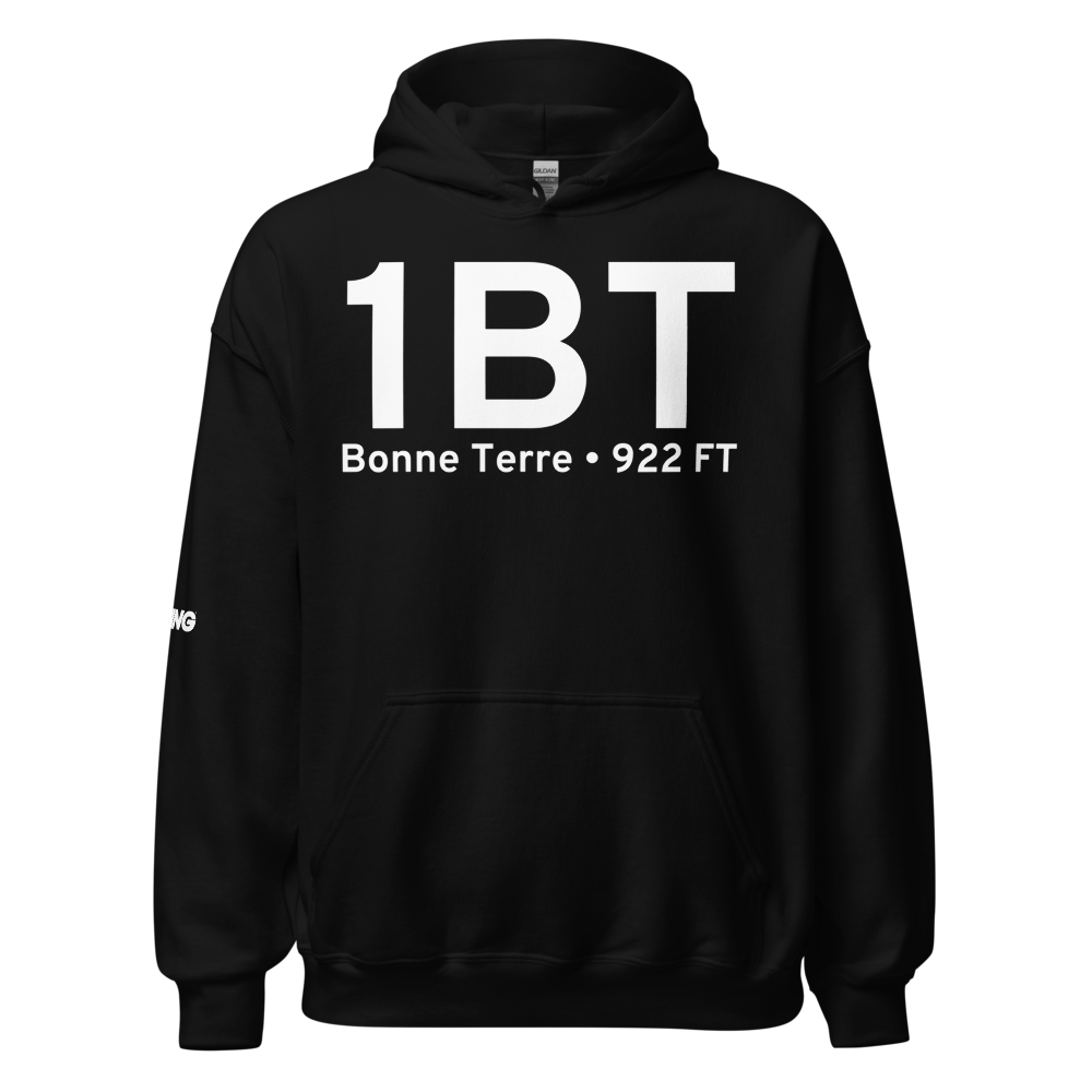 Bonne Terre (K1BT) Airport Hoodie Sweatshirt 