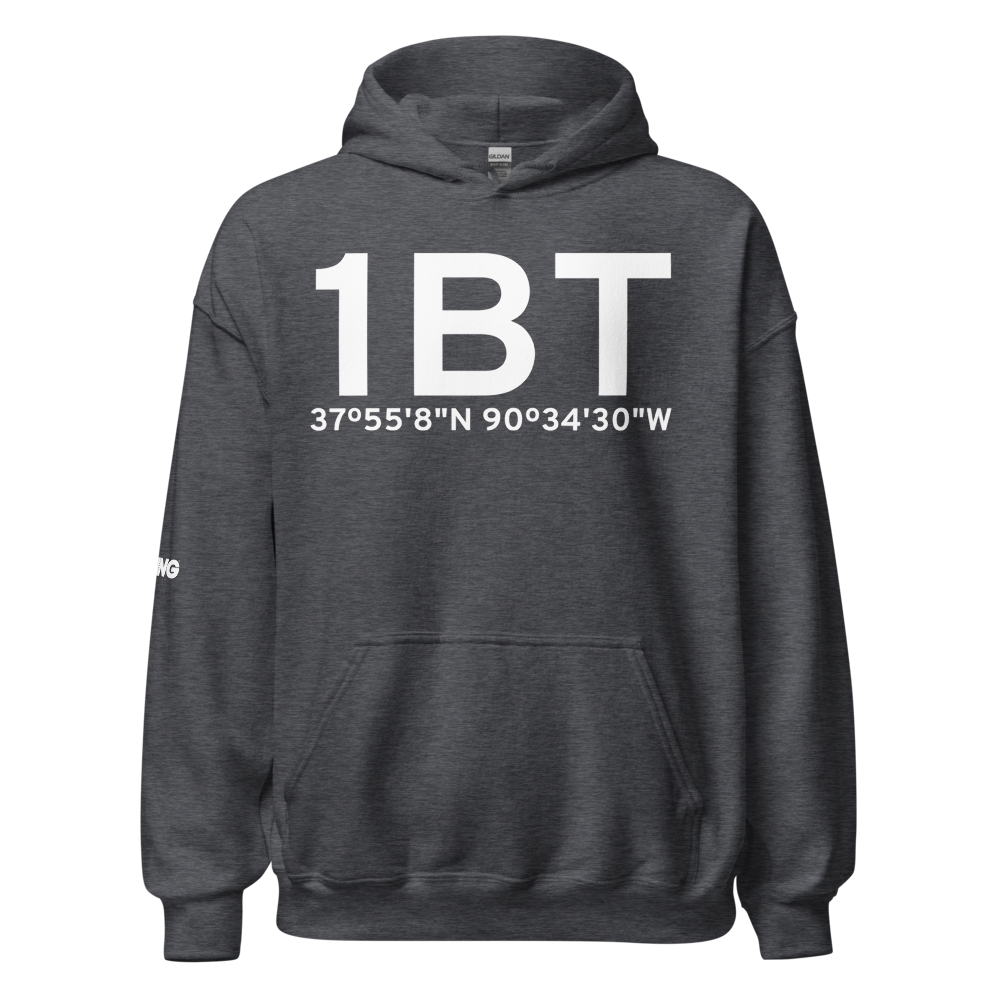 Bonne Terre (K1BT) Airport Hoodie Sweatshirt 