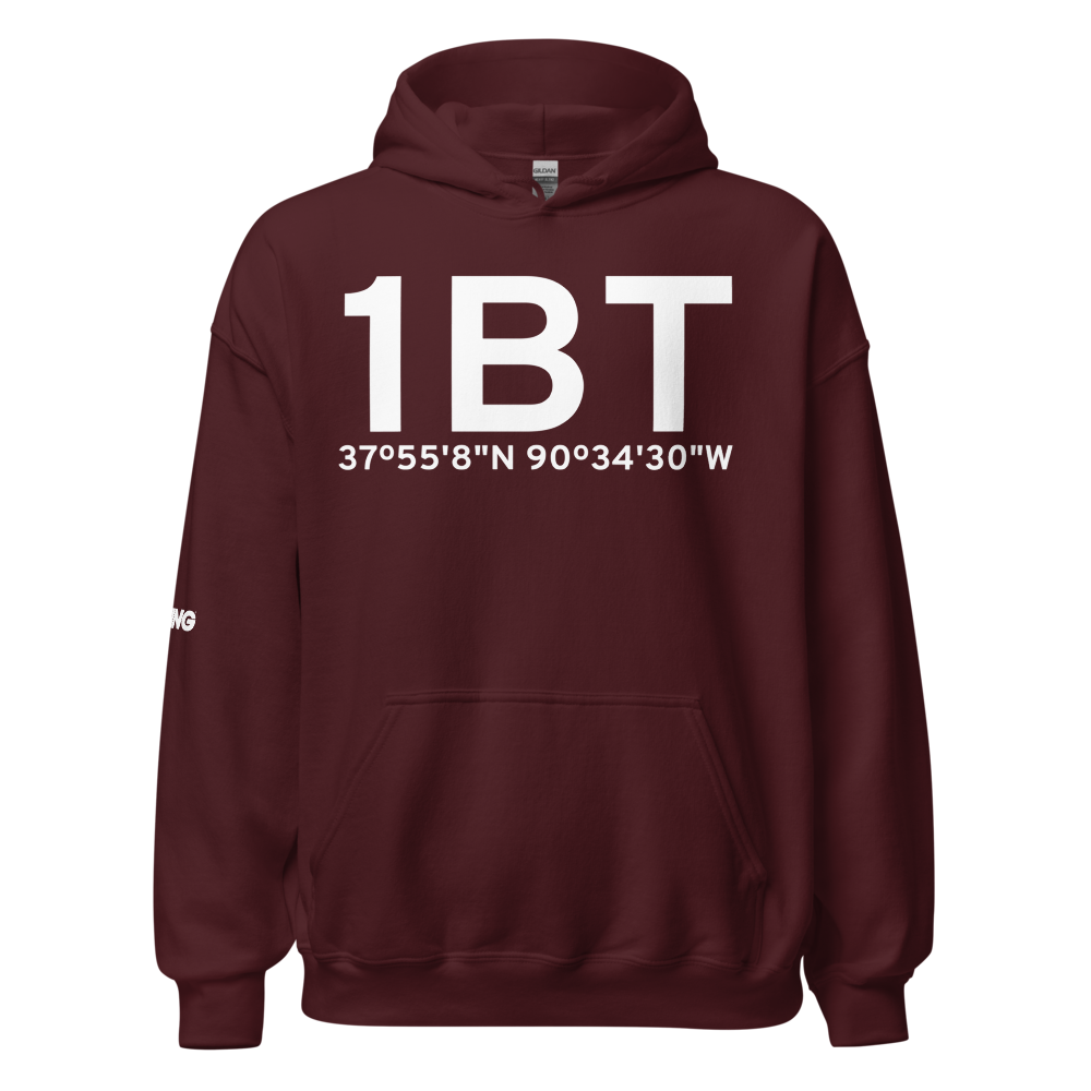 Bonne Terre (K1BT) Airport Hoodie Sweatshirt 