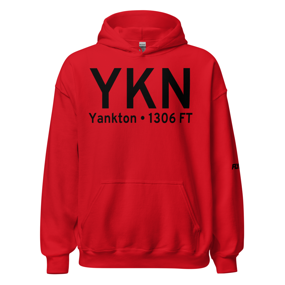Yankton (KYKN) Airport Hoodie Sweatshirt 