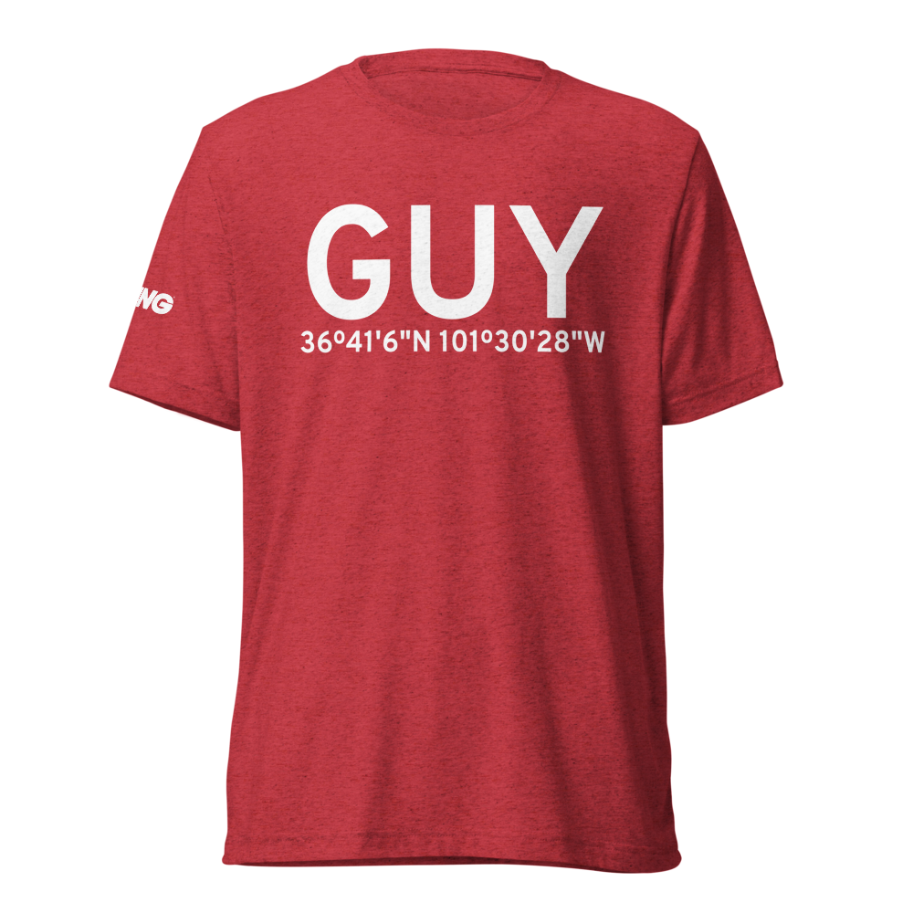 Guymon (KGUY) Airport Tri-blend T-Shirt 