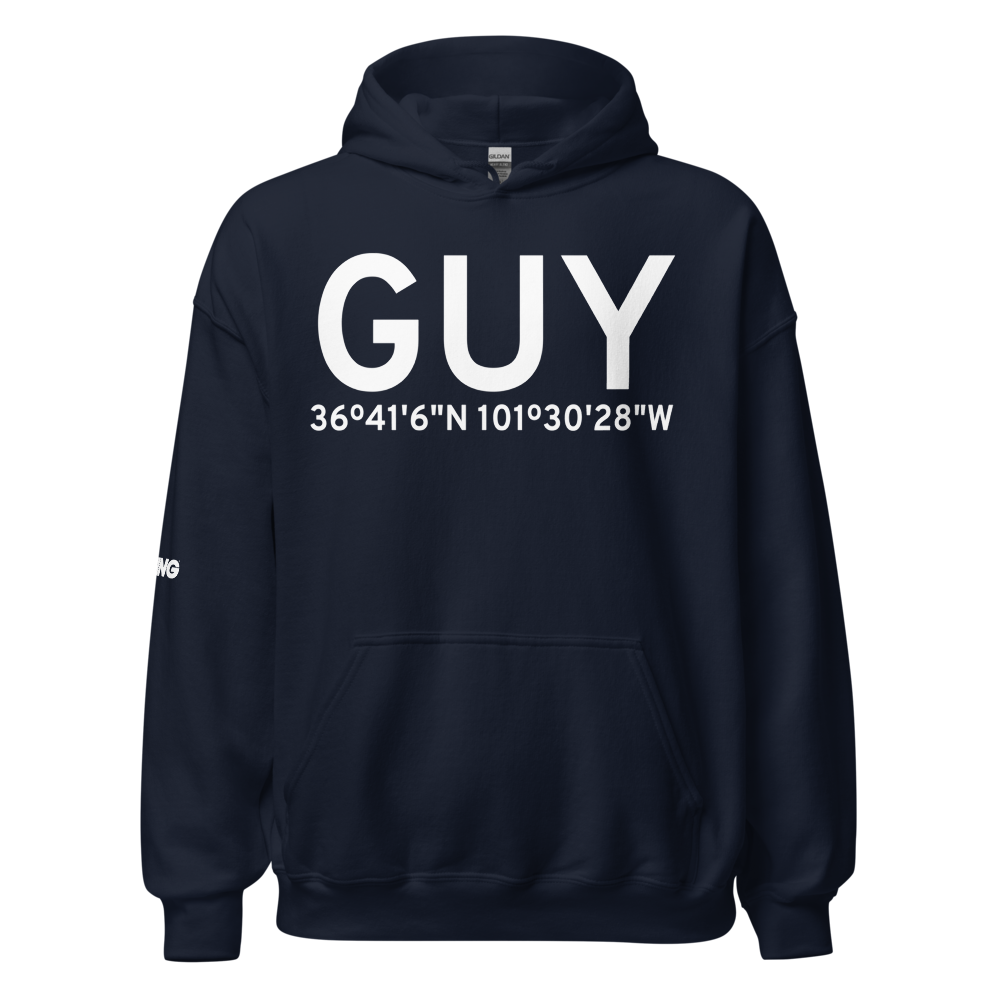 Guymon (KGUY) Airport Hoodie Sweatshirt 