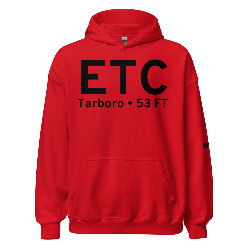 Tarboro (KETC) Airport Hoodie Sweatshirt 