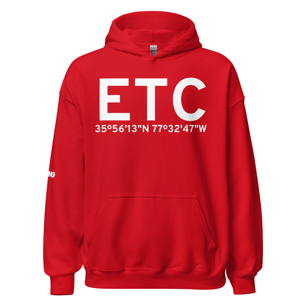 Tarboro (KETC) Airport Hoodie Sweatshirt 