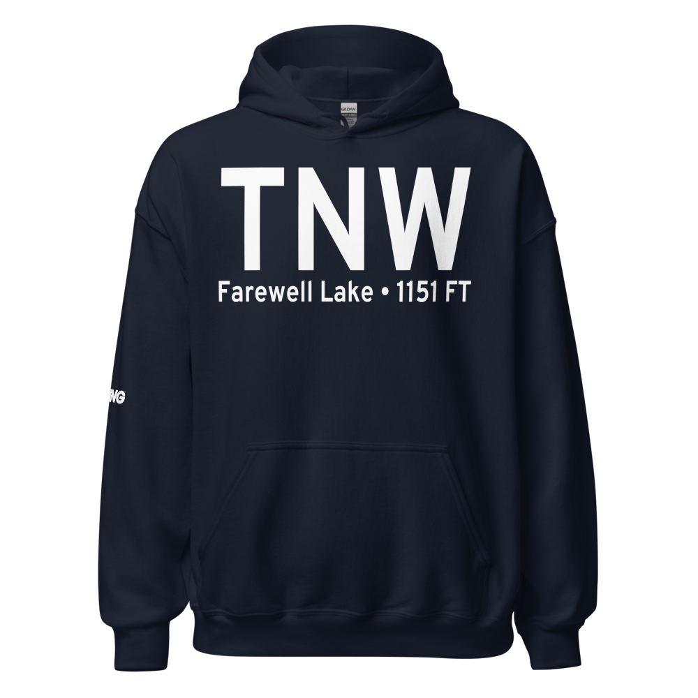 Farewell Lake (PAFL) Airport Hoodie Sweatshirt 