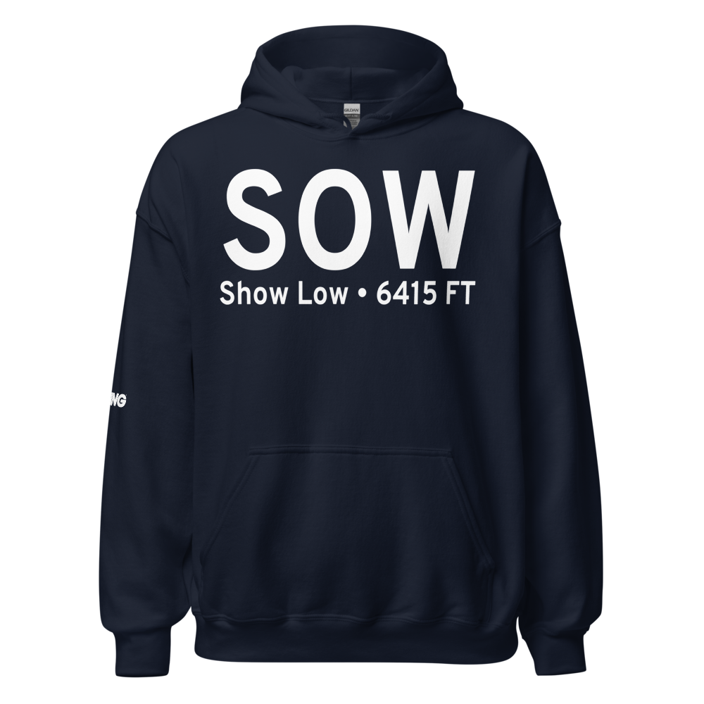 Show Low (KSOW) Airport Hoodie Sweatshirt 