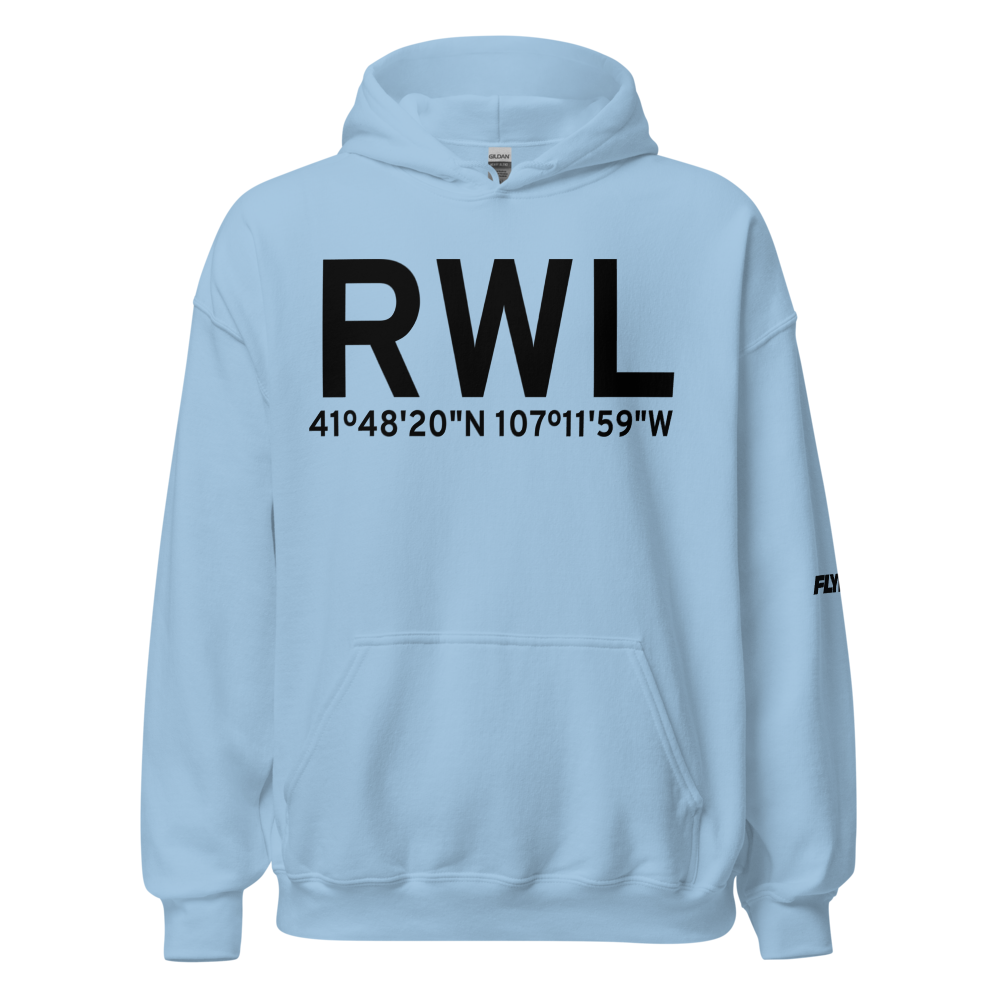 Rawlins (KRWL) Airport Hoodie Sweatshirt 