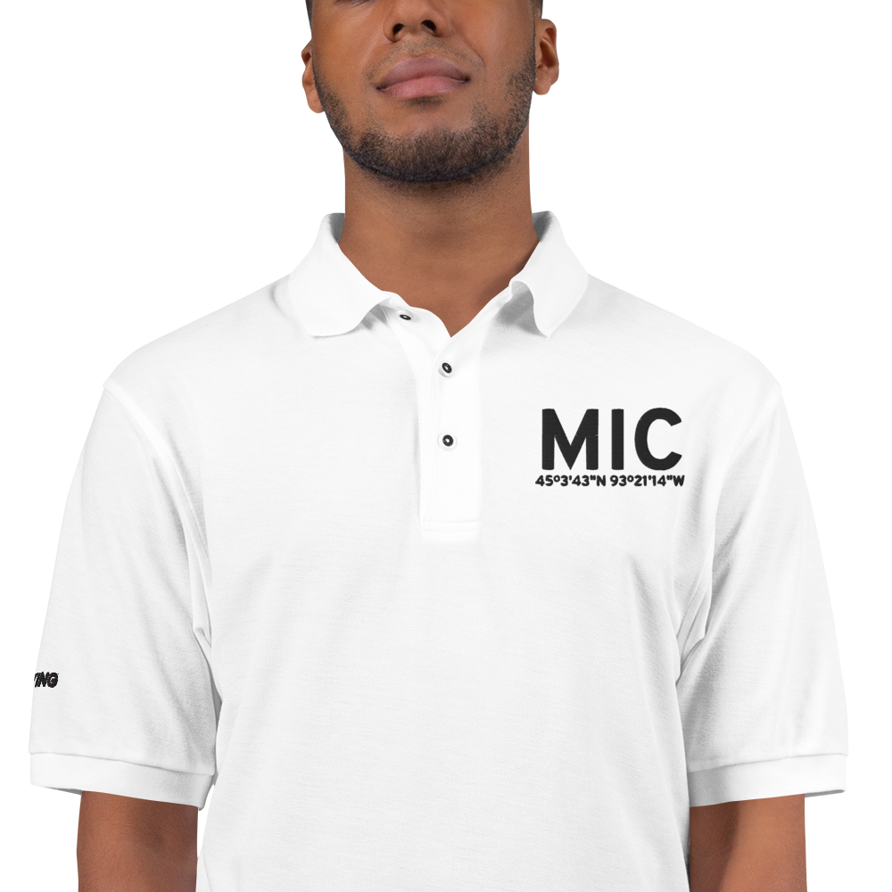 Minneapolis (KMIC) Airport Port Authority Embroidered Polo Shirt 