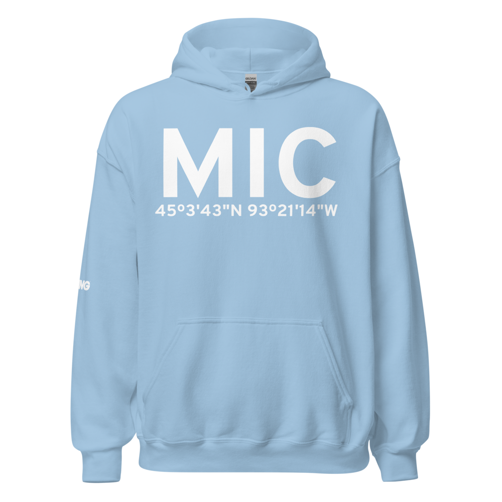 Minneapolis (KMIC) Airport Hoodie Sweatshirt 