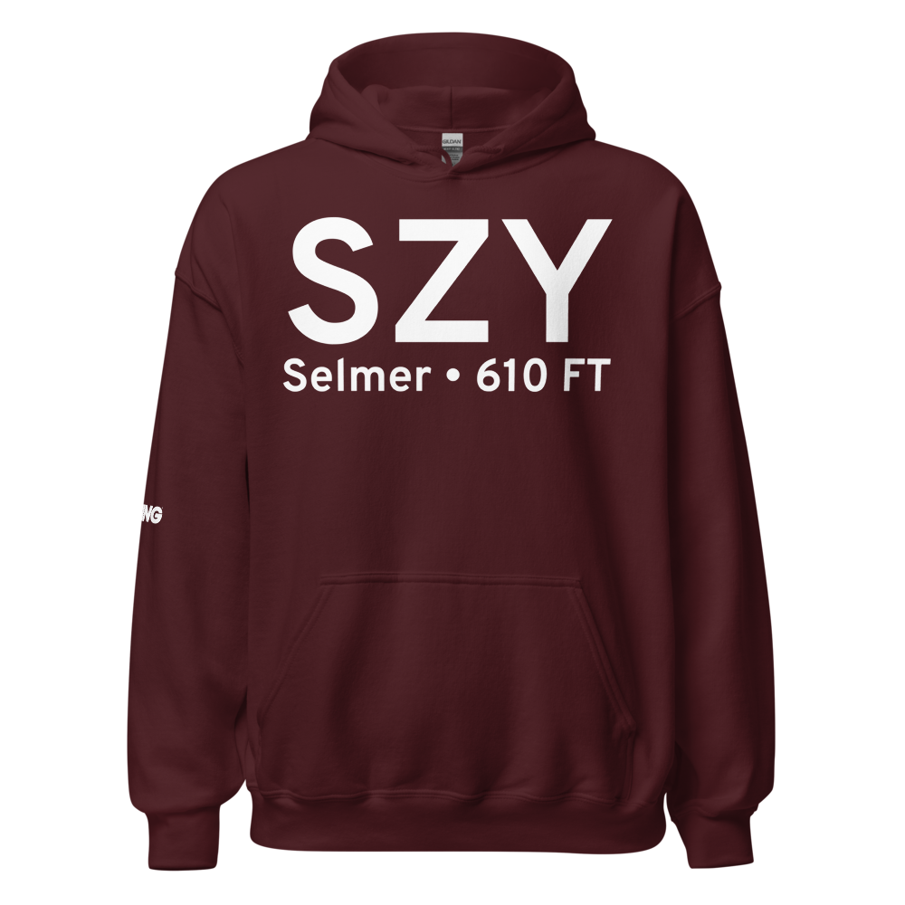 Selmer (KSZY) Airport Hoodie Sweatshirt 