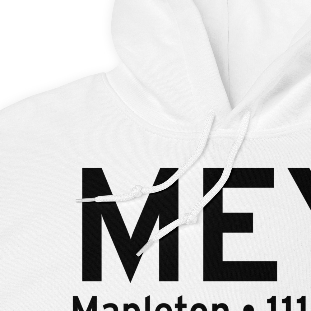 Mapleton (KMEY) Airport Hoodie Sweatshirt 