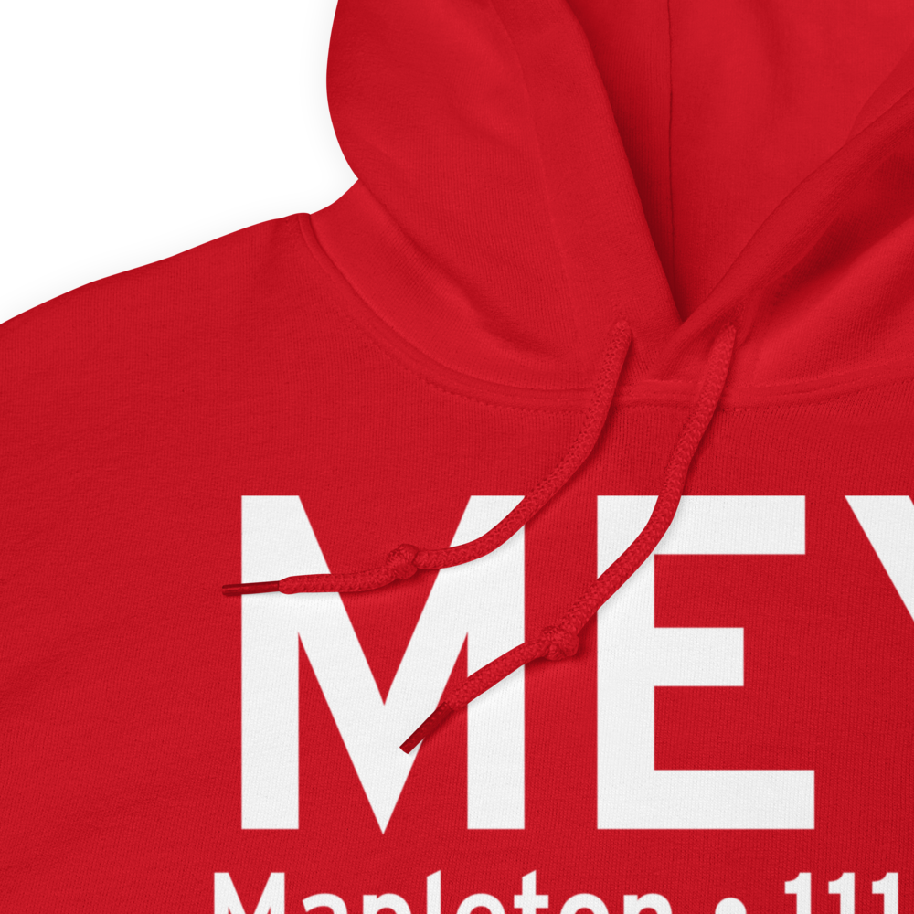 Mapleton (KMEY) Airport Hoodie Sweatshirt 
