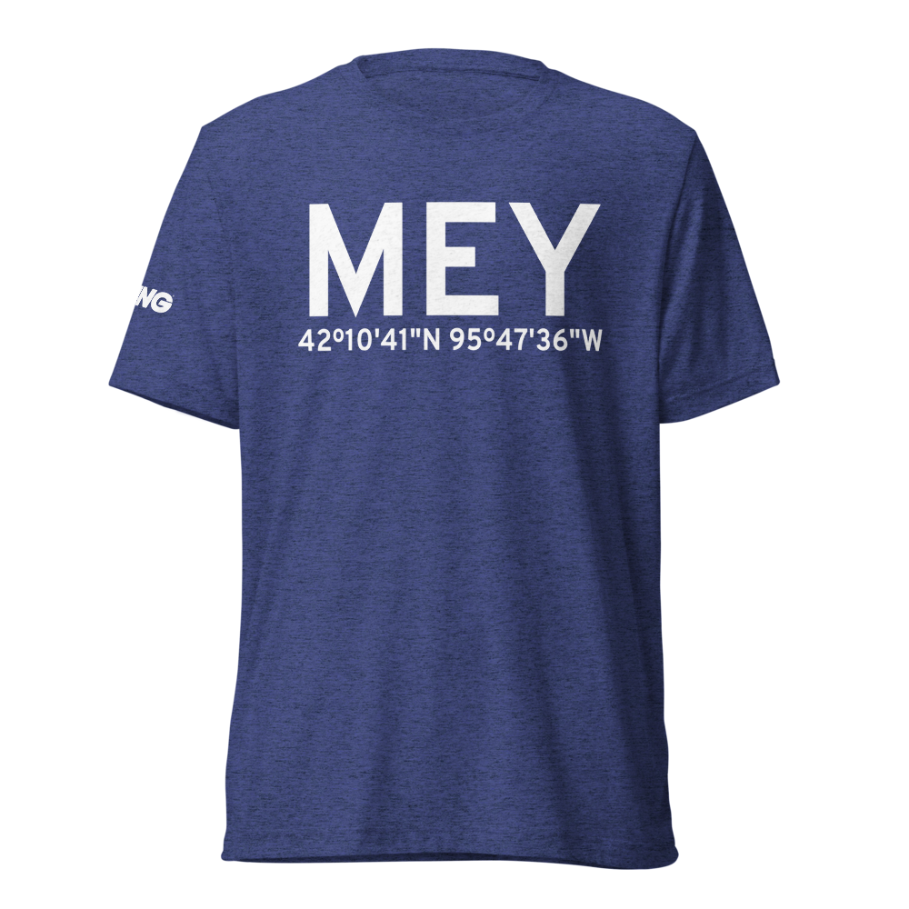 Mapleton (KMEY) Airport Tri-blend T-Shirt 