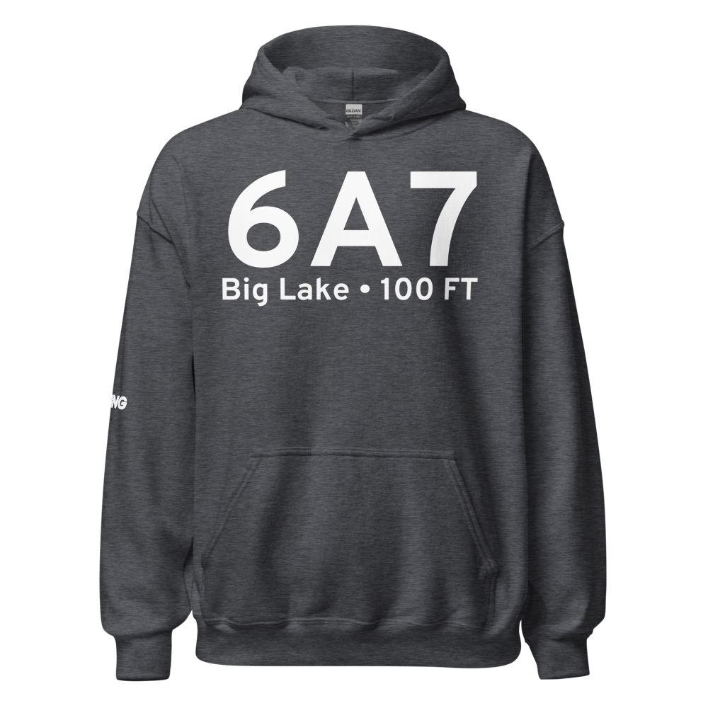 Big Lake (6A7) Airport Hoodie Sweatshirt 