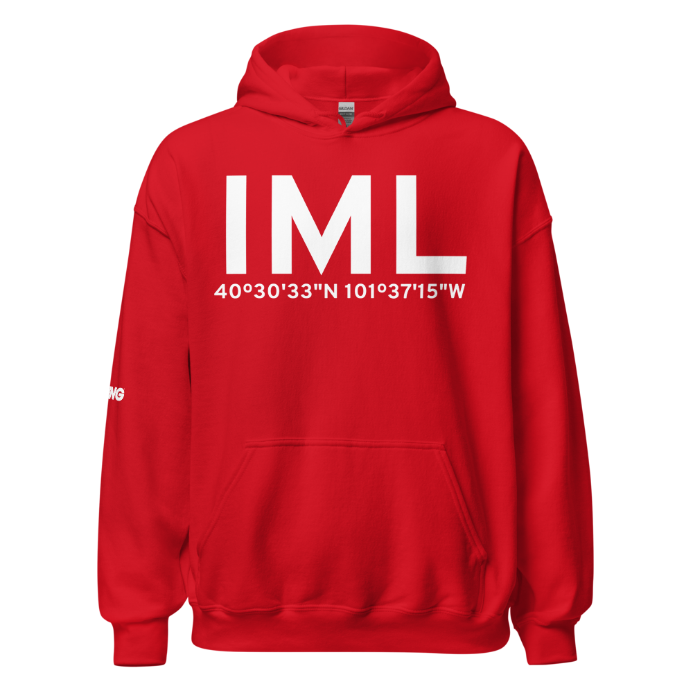 Imperial (KIML) Airport Hoodie Sweatshirt 