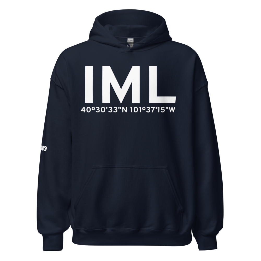 Imperial (KIML) Airport Hoodie Sweatshirt 