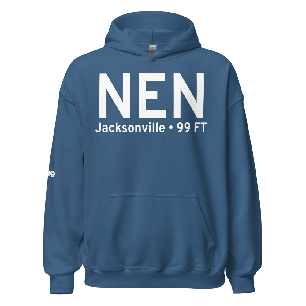 Jacksonville (KNEN) Airport Hoodie Sweatshirt 