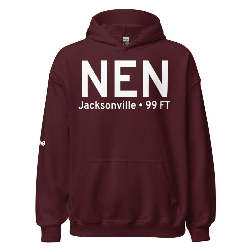 Jacksonville (KNEN) Airport Hoodie Sweatshirt 
