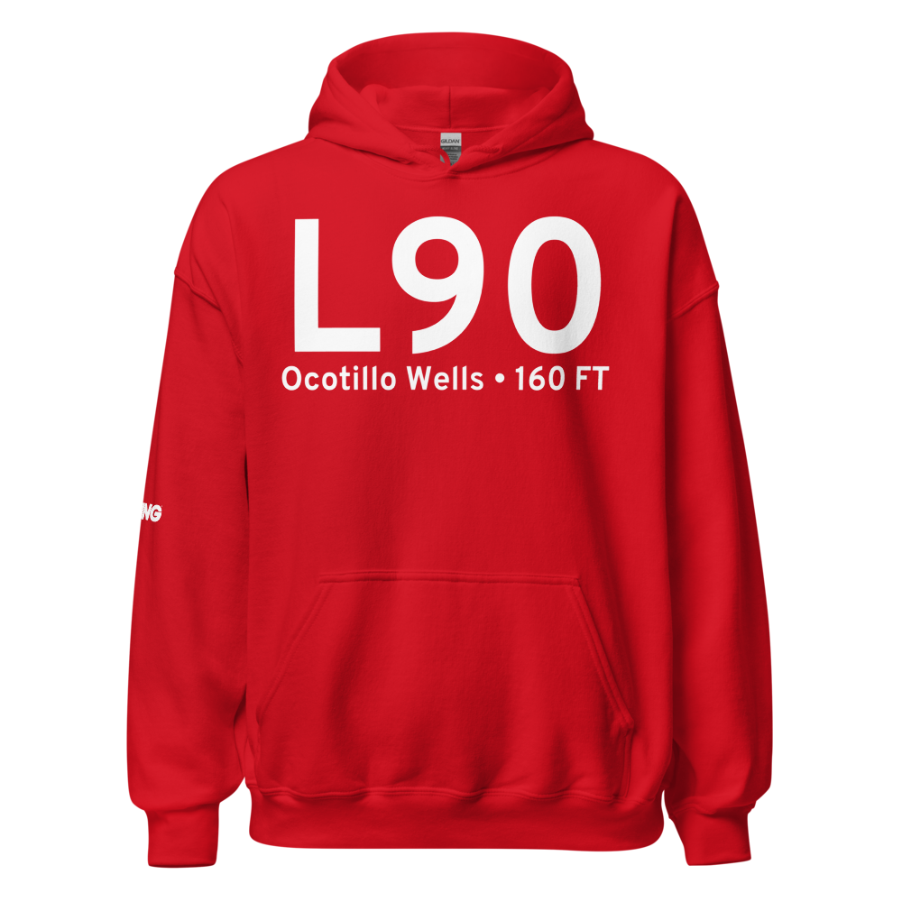 Ocotillo Wells (L90) Airport Hoodie Sweatshirt 