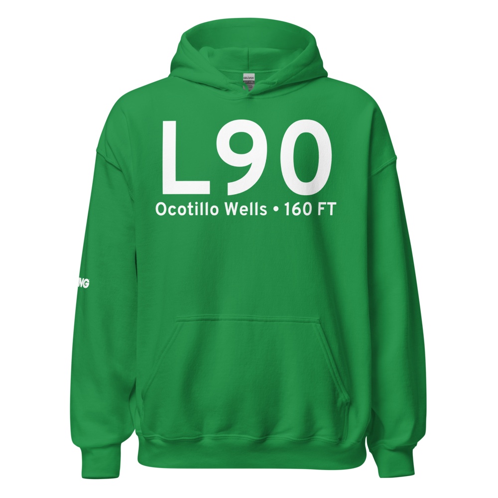 Ocotillo Wells (L90) Airport Hoodie Sweatshirt 
