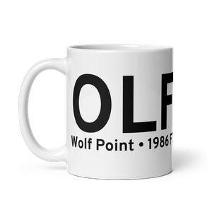 Wolf Point (KOLF) Airport Mug