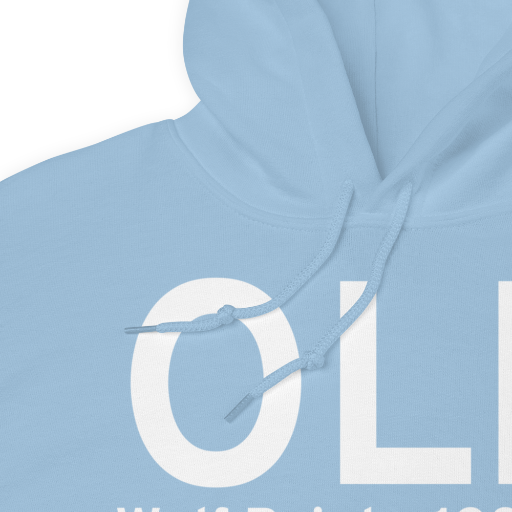 Wolf Point (KOLF) Airport Hoodie Sweatshirt 