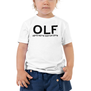 Wolf Point (KOLF) Airport Toddler T-Shirt