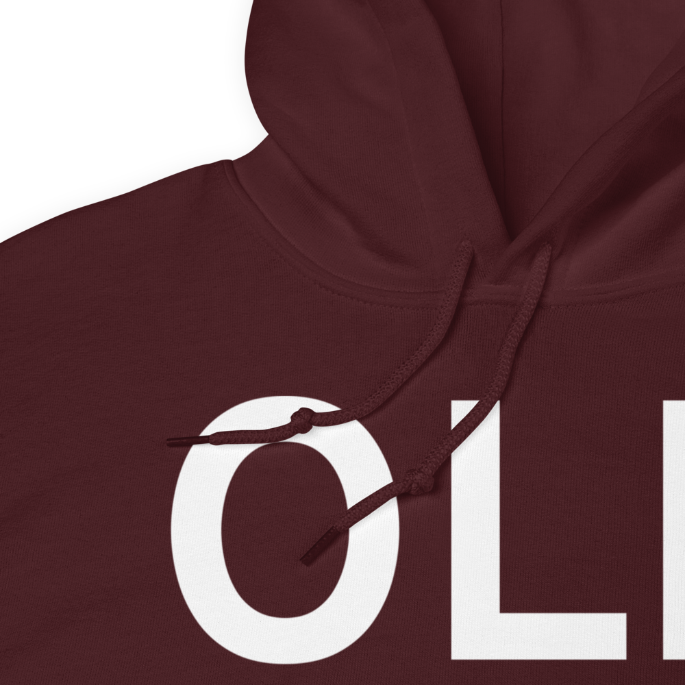 Wolf Point (KOLF) Airport Hoodie Sweatshirt 