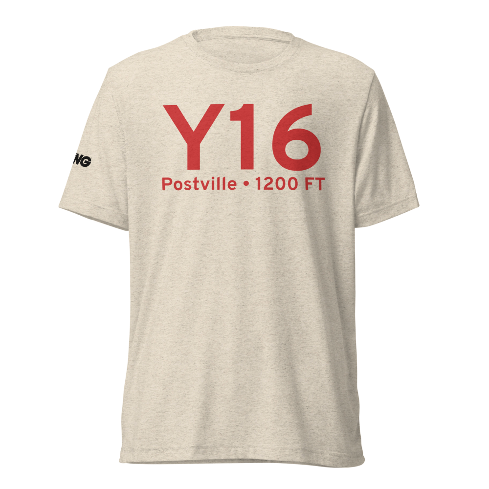 Postville (Y16) Airport Tri-blend T-Shirt 