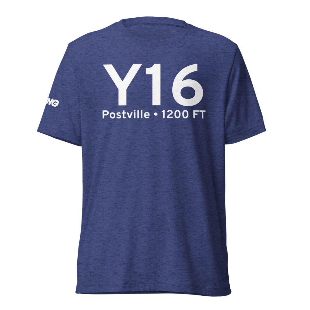 Postville (Y16) Airport Tri-blend T-Shirt 